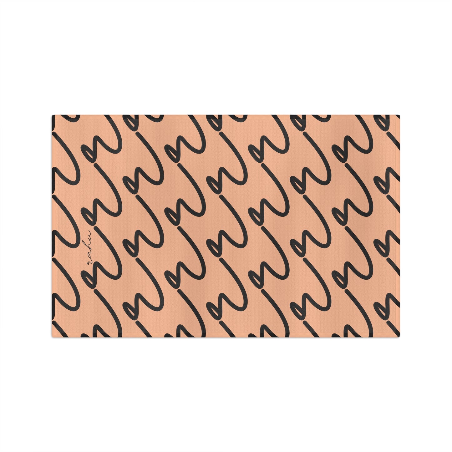 Rahu Microfiber Yoga Towel | Peach